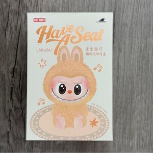 Pop Mart Labubu Have A Seat Sisi Popmart Vinyl Face Plush Pendant Yellow